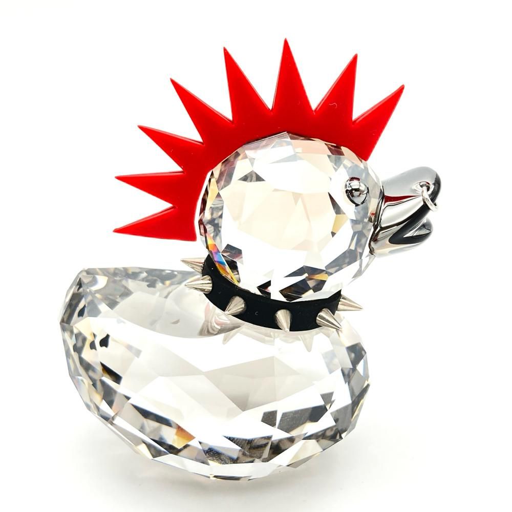 スワロフスキー　SWAROVSKI ダック インテリア小物 スワロフスキー SWAROVSKI ハッピーダック パンク
