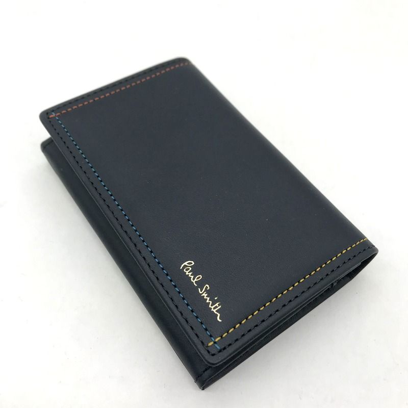 Paul Smith 名刺入れ 新品同様 PSQ021 カードケース レザー ロゴ