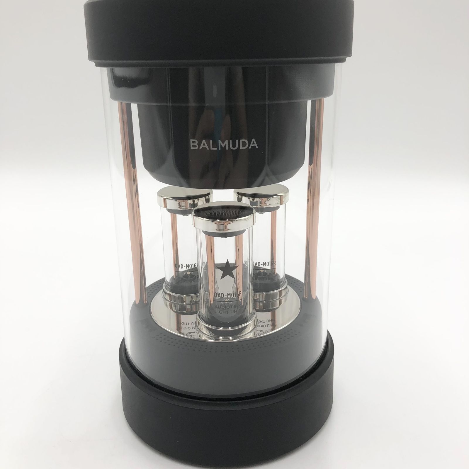 メルカリ便　バルミューダ　BALMUDA M01A-BK スピーカー BALMUDA The Speaker（バルミューダ ザ・スピーカー） M01A-BK