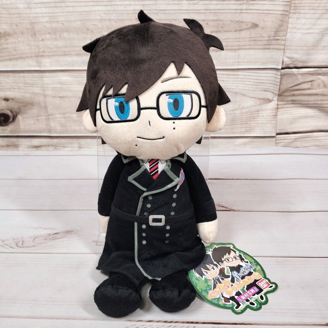 奥村燐 くったりクッション　ぬいぐるみ　青の祓魔師 青の祓魔師』のるキャラマスコット 奥村燐 BD4－JS: 装飾品
