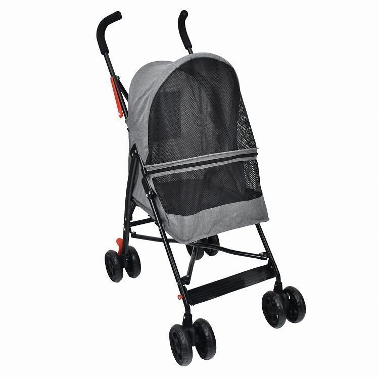 ペットカート 折りたたみ 軽量 犬カート メッシュ 耐荷重15kg 頑丈 高耐久 小型犬 中型犬 多頭 4輪 飛び出し防止 ペットキャリー 犬 猫 ペ