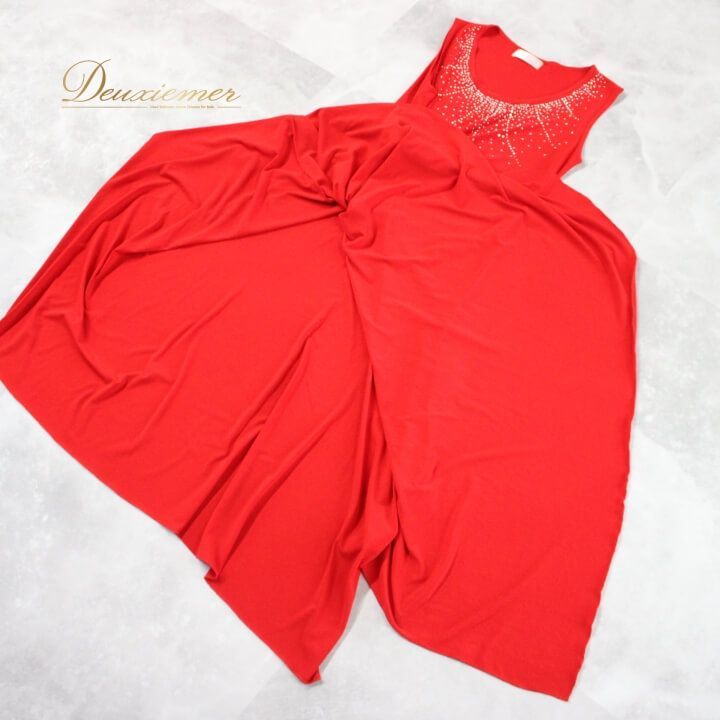 赤 ラインストーン