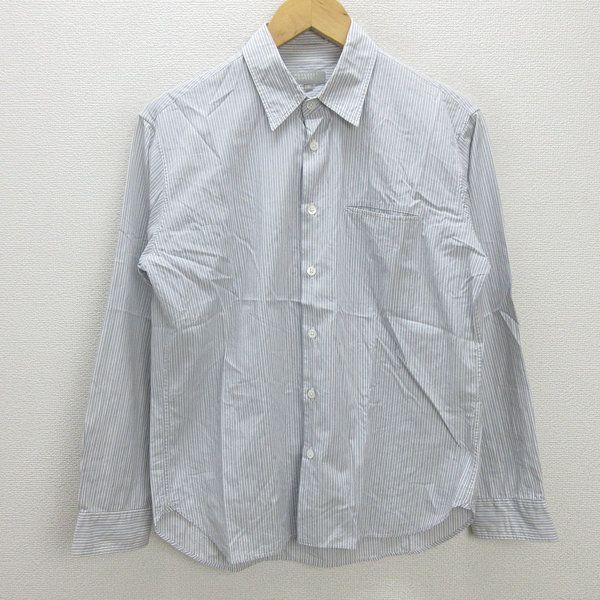 MARGARET HOWELL ストライプ長袖シャツ III　新品未使用♡ G□マーガレット・ハウエル/MARGARET HOWELL 長袖シャツ