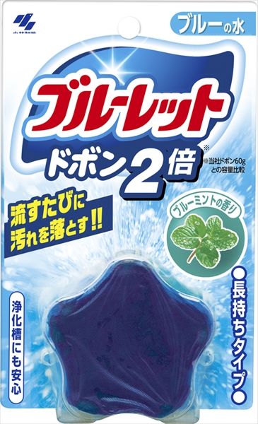 まとめ買い-48点セット ブルーレットドボン２倍 ブルーミント 小林製薬 芳香剤 タンク