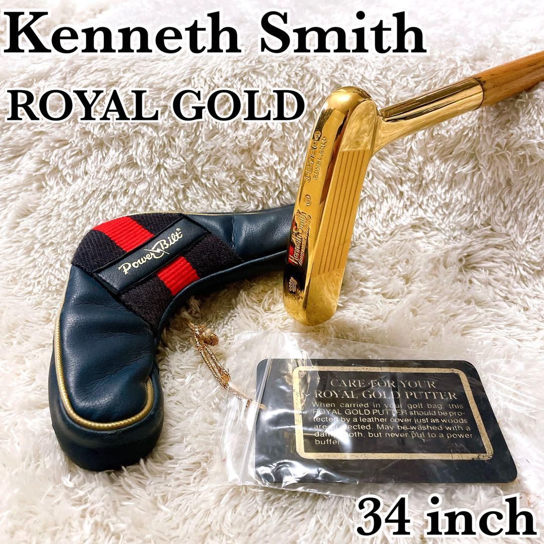 Kenneth Smith ROYAL GOLD ケネス スミス ロイヤルゴールド パター 両面 金 34インチ