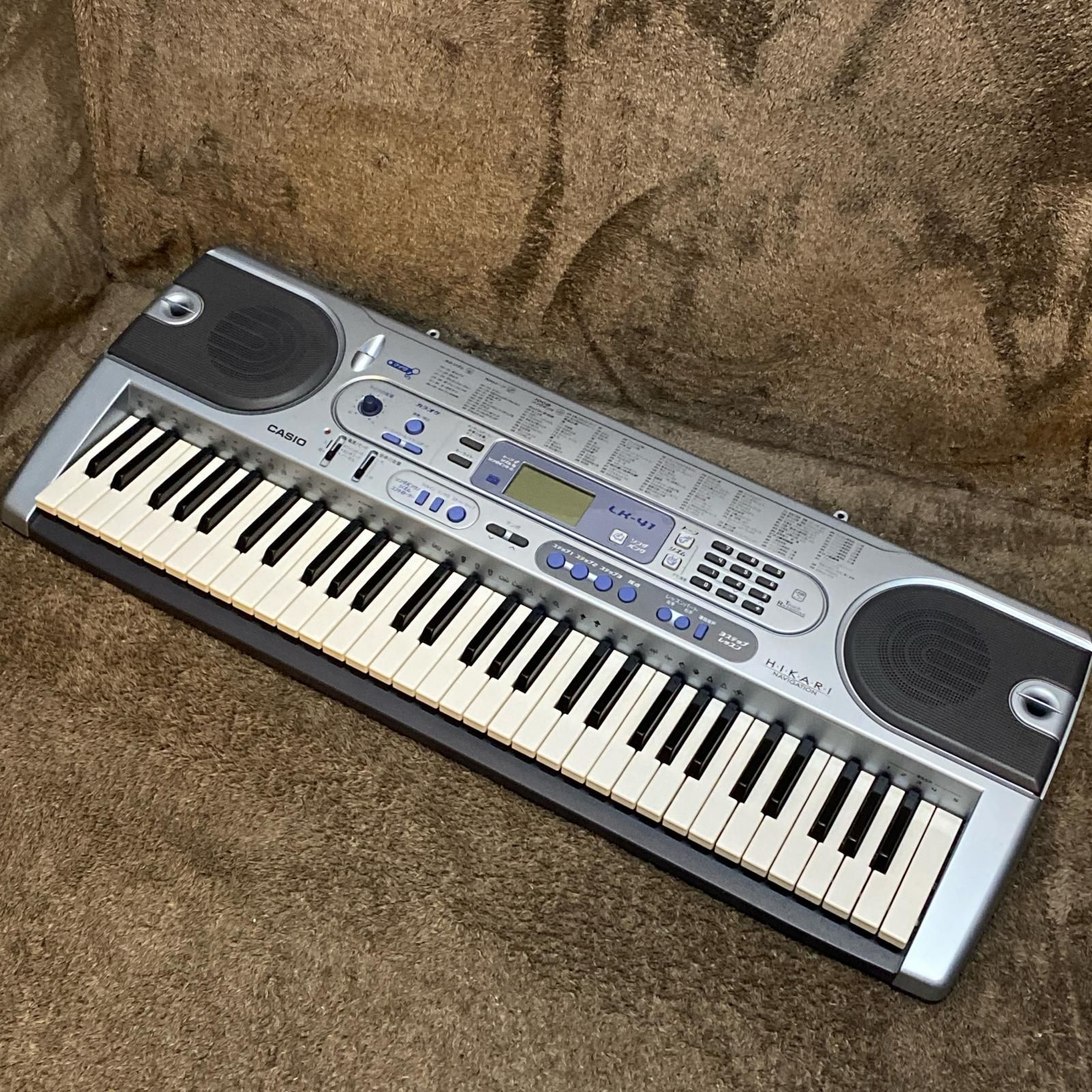 良品【CASIO CTK-496】電子キーボード　電子ピアノ　61鍵　動作確認済 Casio CTK-496 Electronic Keyboard with 61 Full-Size Keys