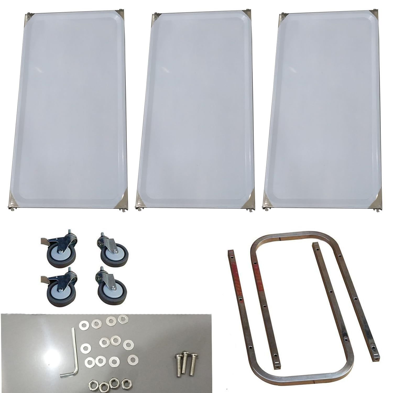 数量 配膳カート 食事用ワゴン ステンレス キッチンカート 業務用キッチンワゴン サービスワゴン 収納 3段 配膳ワゴン キッチンラック uyoyous