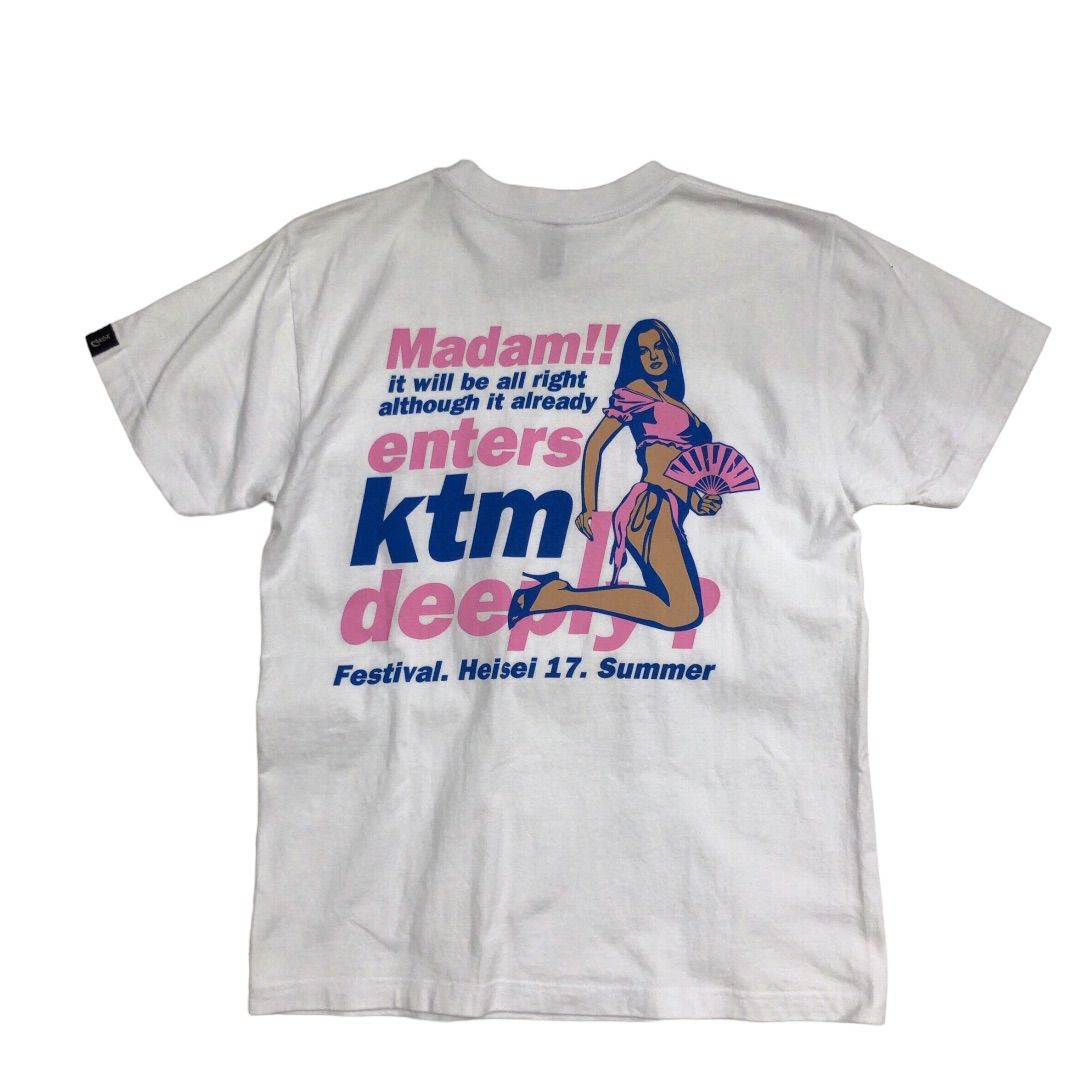 中古品】KTM ケツメイシ 平成17年 夏 サマー フェス Tシャツ ティーシャツ ガール プリント S ホワイト 白 - メルカリ