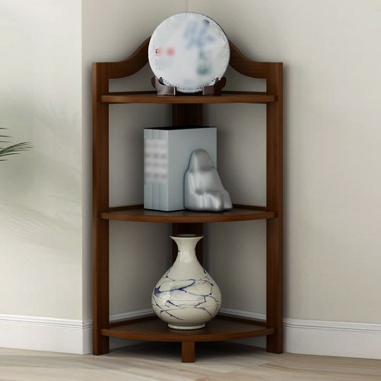 コーナーラック 木製 3段 本棚 コーナーシェルフ 多目的 オープン