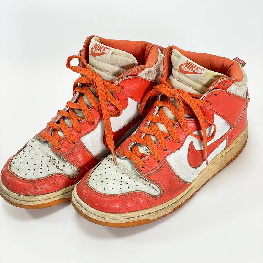 NIKE DUNK HIGH LE 630335 811 シラキュース ホワイト オレンジ 1998