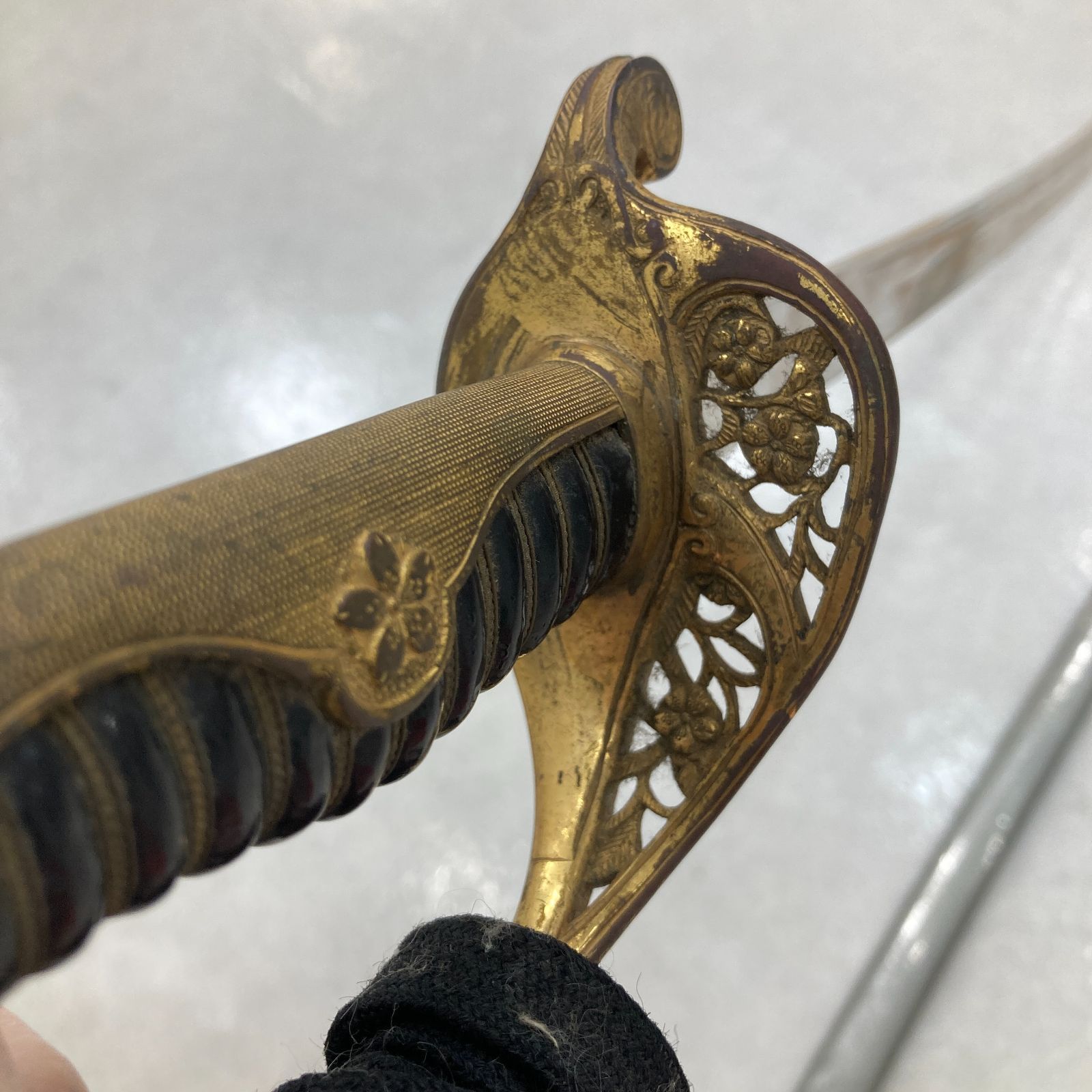 1000円～　アンティーク　サーベル　指揮刀　軍刀　儀礼刀　軍装品　模造刀　E001-IS 剣模造刀旧日本軍儀礼刀軍刀指揮刀軍刀サーベルアンティークレトロ