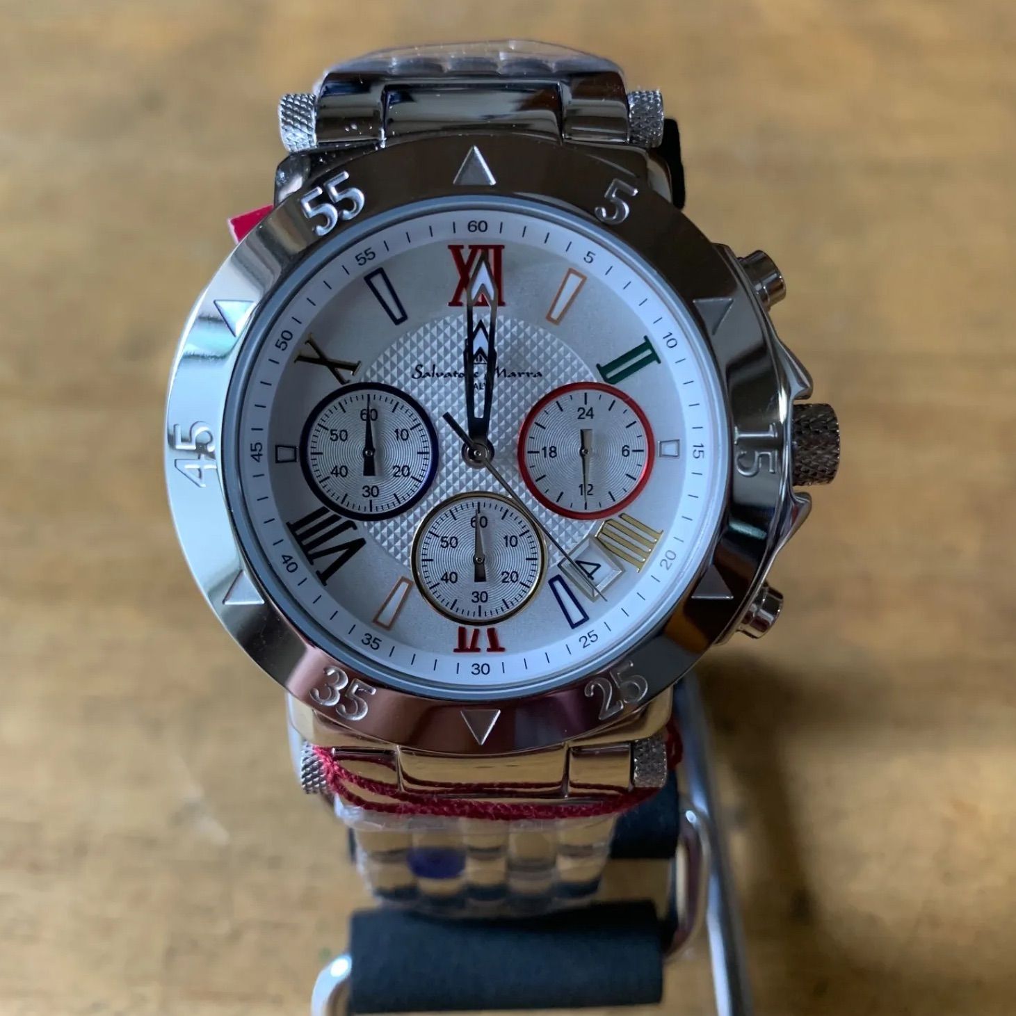 第1位獲得！】 サルバトーレ マーラ クロノグラフ 腕時計 SM8005-SSWH