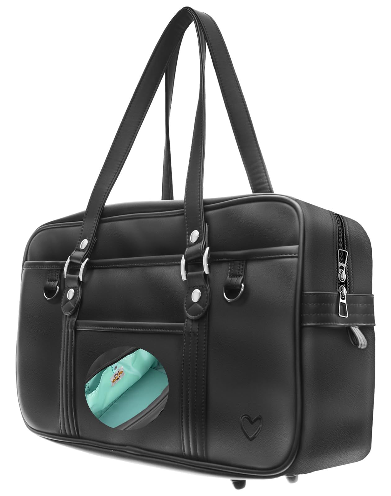 OLIVE des OLIVE 推し活 チャーム付きキャリーオントート ブラック