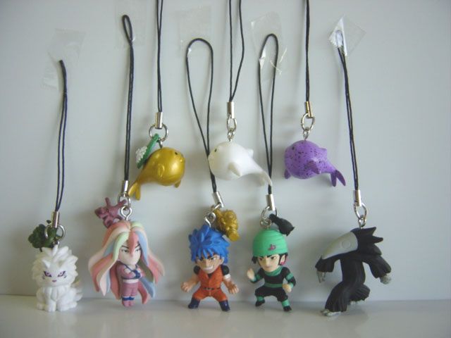 ♯Hdr07AZトリコ美食屋ストラップシークレット入8種