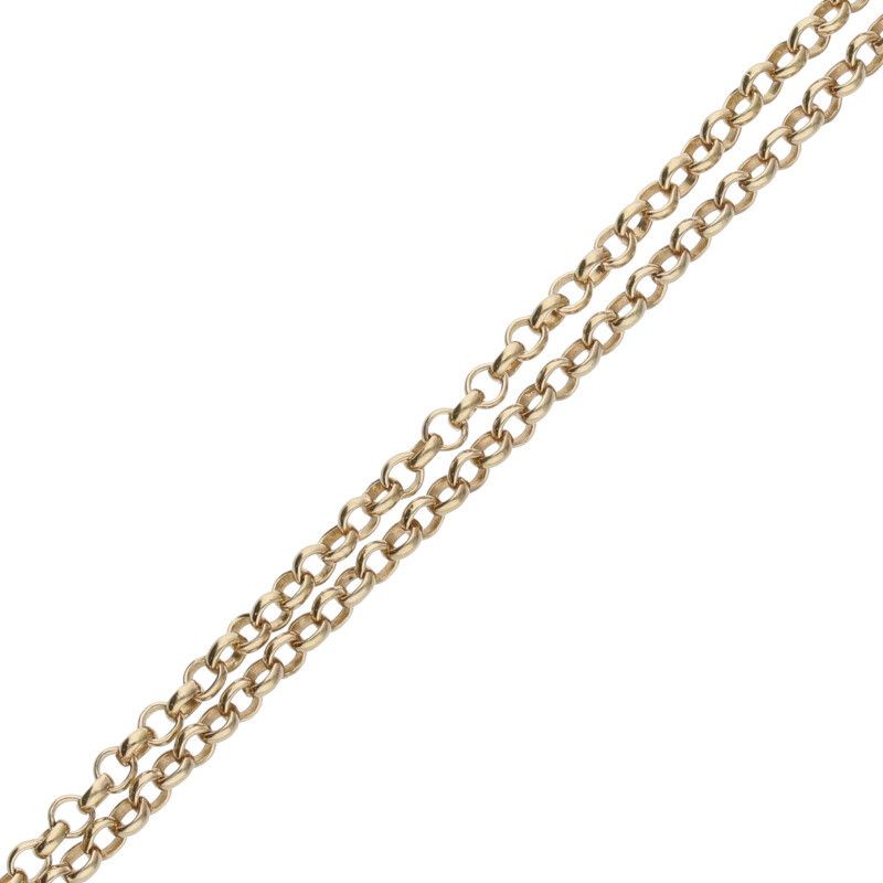 クロムハーツ 22K NECKCHAIN R24/ロールチェーン24inch ゴールド