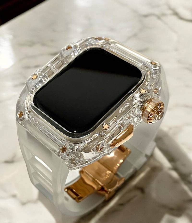 アップルウォッチケース 互換性対応 カスタム カバー 保護 ギフト 44 45 46 49 キラキラ ベルト バンド セット series4 5 6 7 8 9 se1 2 3 Ultra 1 2 3 YHP