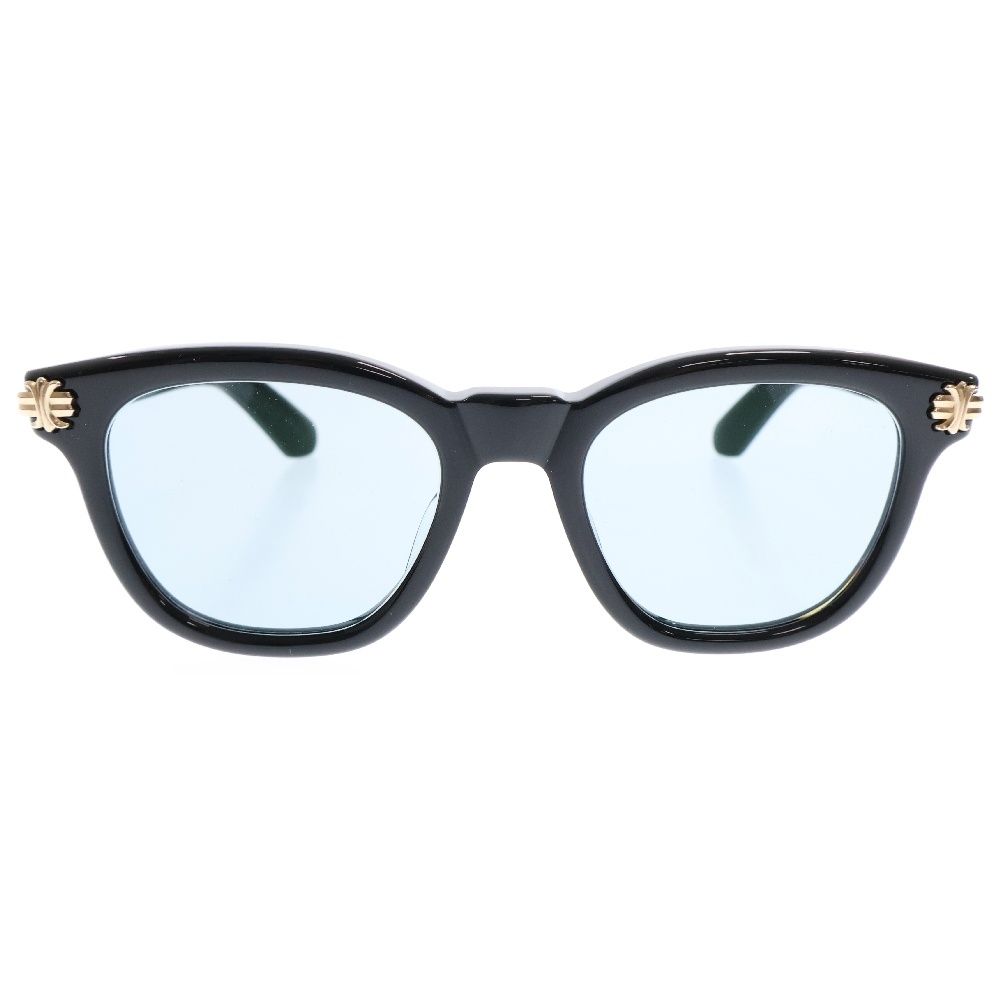 CHROME HEARTS クロムハーツ SMOKE SHOW スモークショー CHプラス テンプル ウェリントン アイウェア メガネ 眼鏡 ブラック