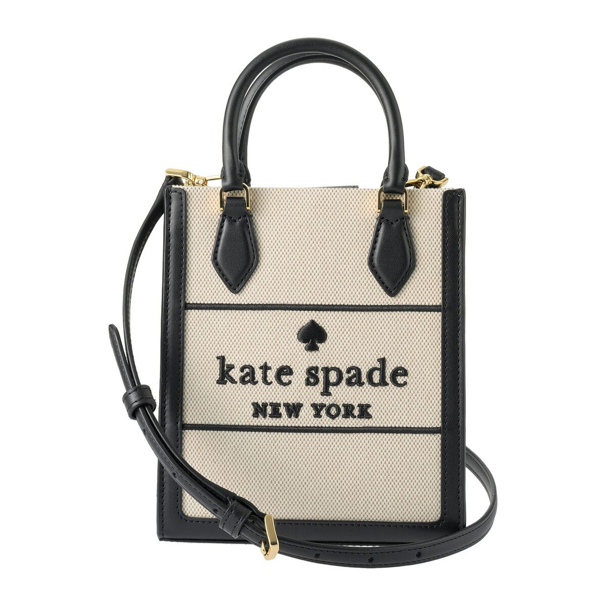 新品 ケイトスペード kate spade ショルダーバッグ CANVAS MINI TOTE 