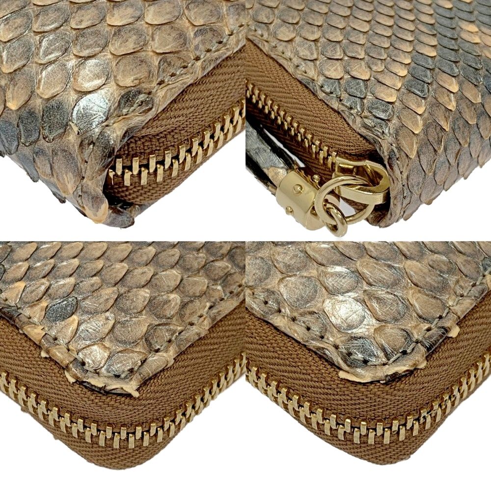 中古】【箱付き】 GUCCI グッチ 308004・0959 パイソン レザー
