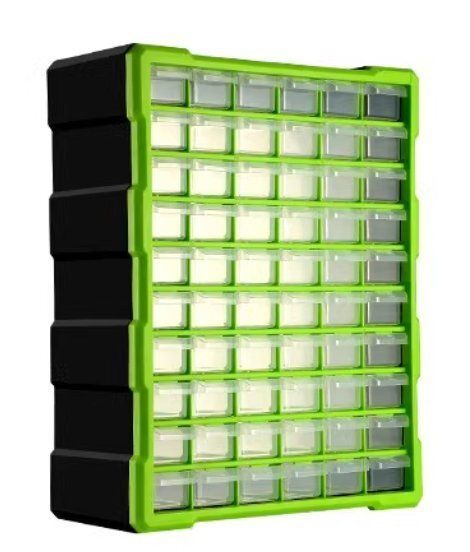 パーツボックス ツールボックス 工具箱 パーツケース 引き出し 60個 小物収納 キャビネット