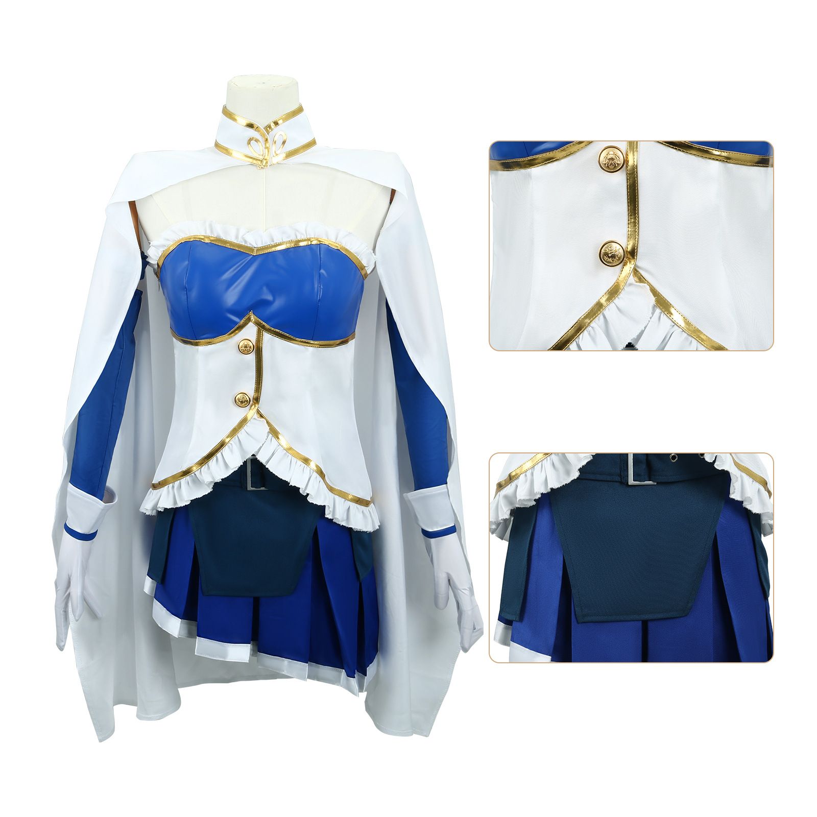 美樹さやか コスプレ衣装 フルセット 剣付き（Amazon.co.jp