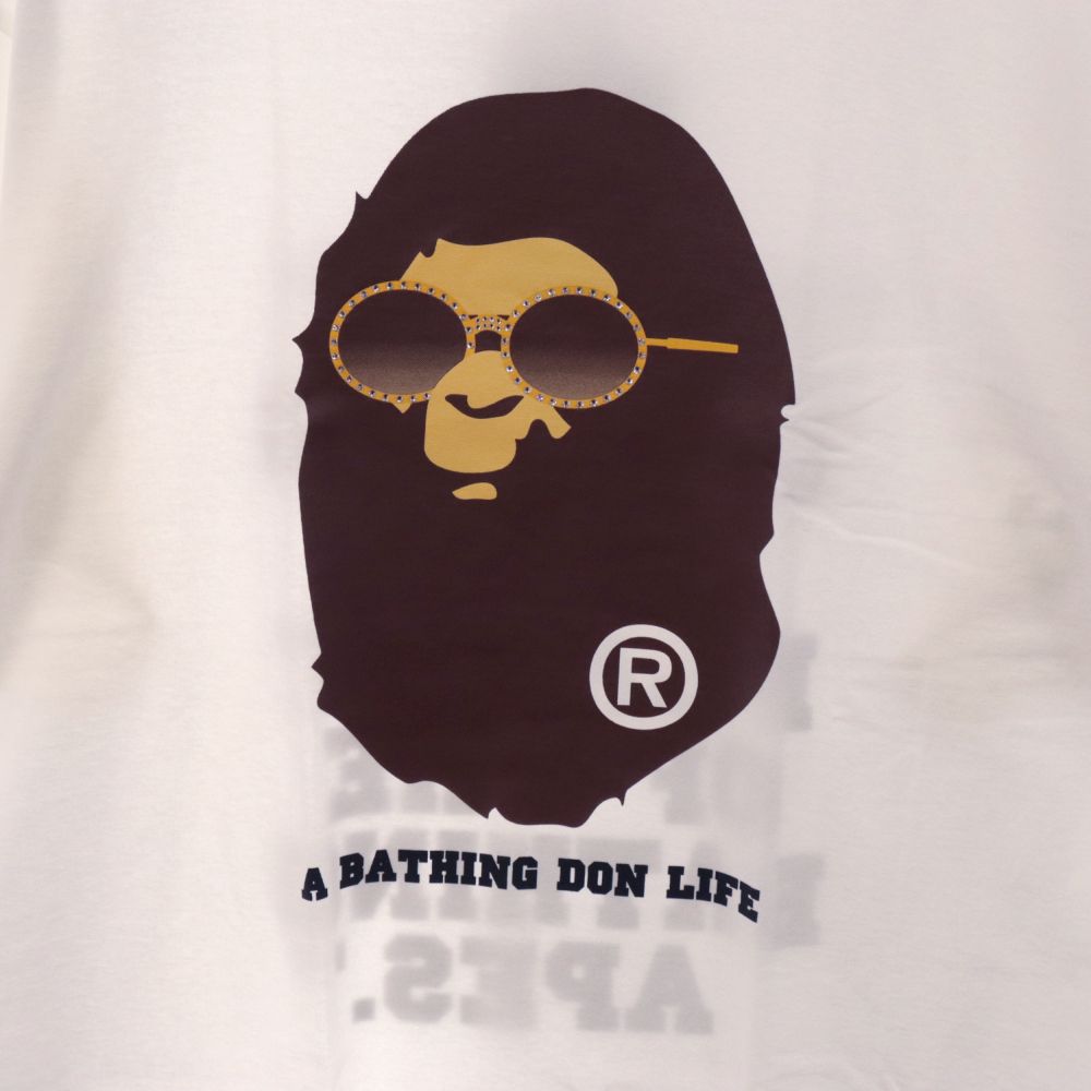 APE BAPE BIG SEAN スワロフスキー　tシャツ　don liff APE BAPE BIG SEAN スワロフスキー tシャツ don liff