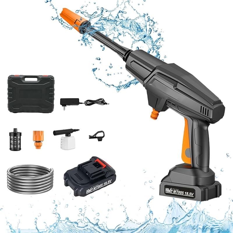 Hagure Muton 高圧洗浄機 充電式 コードレス 水圧洗浄機 大容量