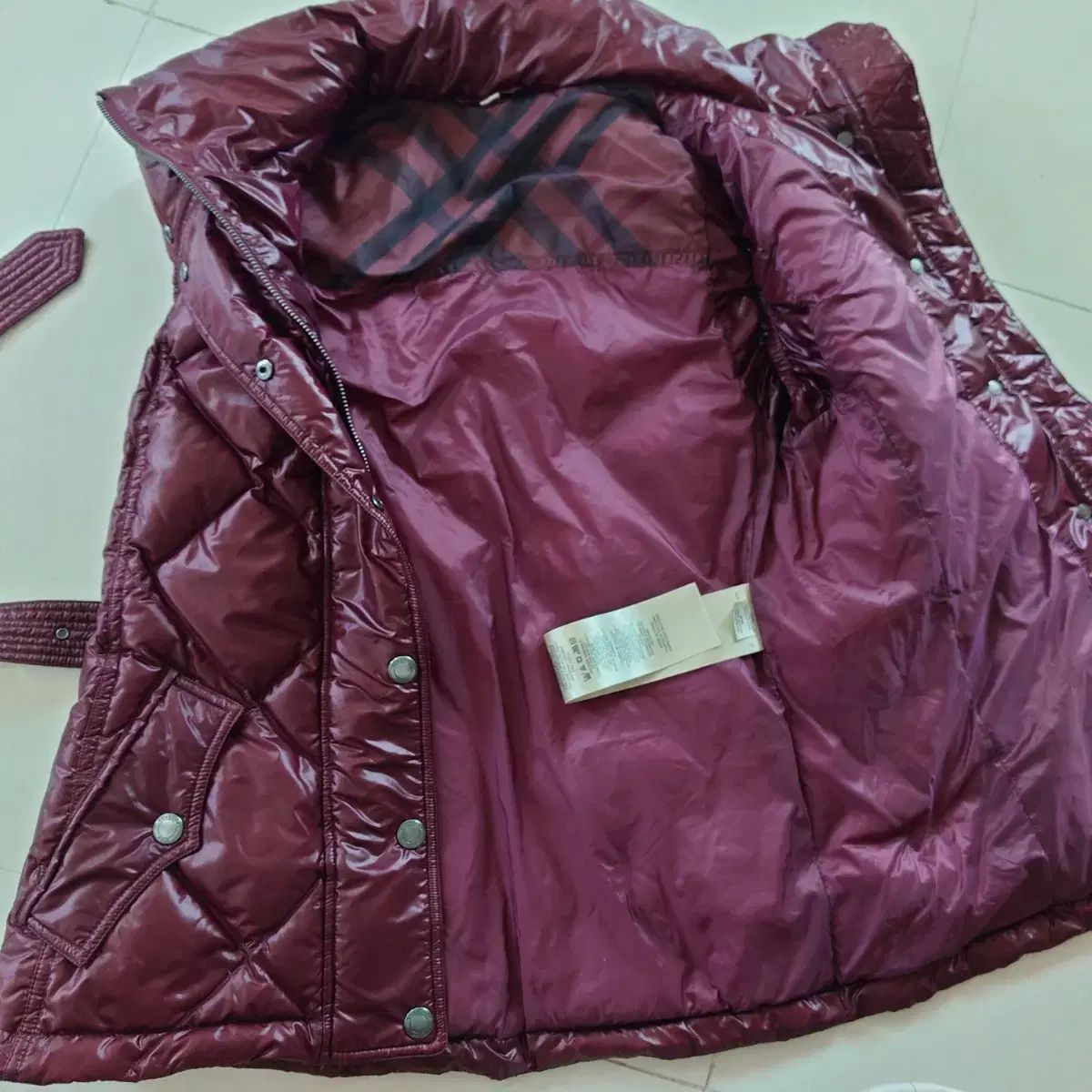  バーバリー バーガンディ フィンランド グースベスト ベスト ジレ ベスト ジレ ビスチェ