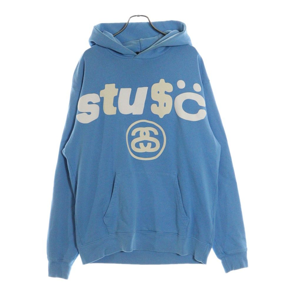 stussy クッション　ブルー　未使用 STUSSY (ステューシー) ×CPFM 8 BALL PIGMENT DYED HOODIE