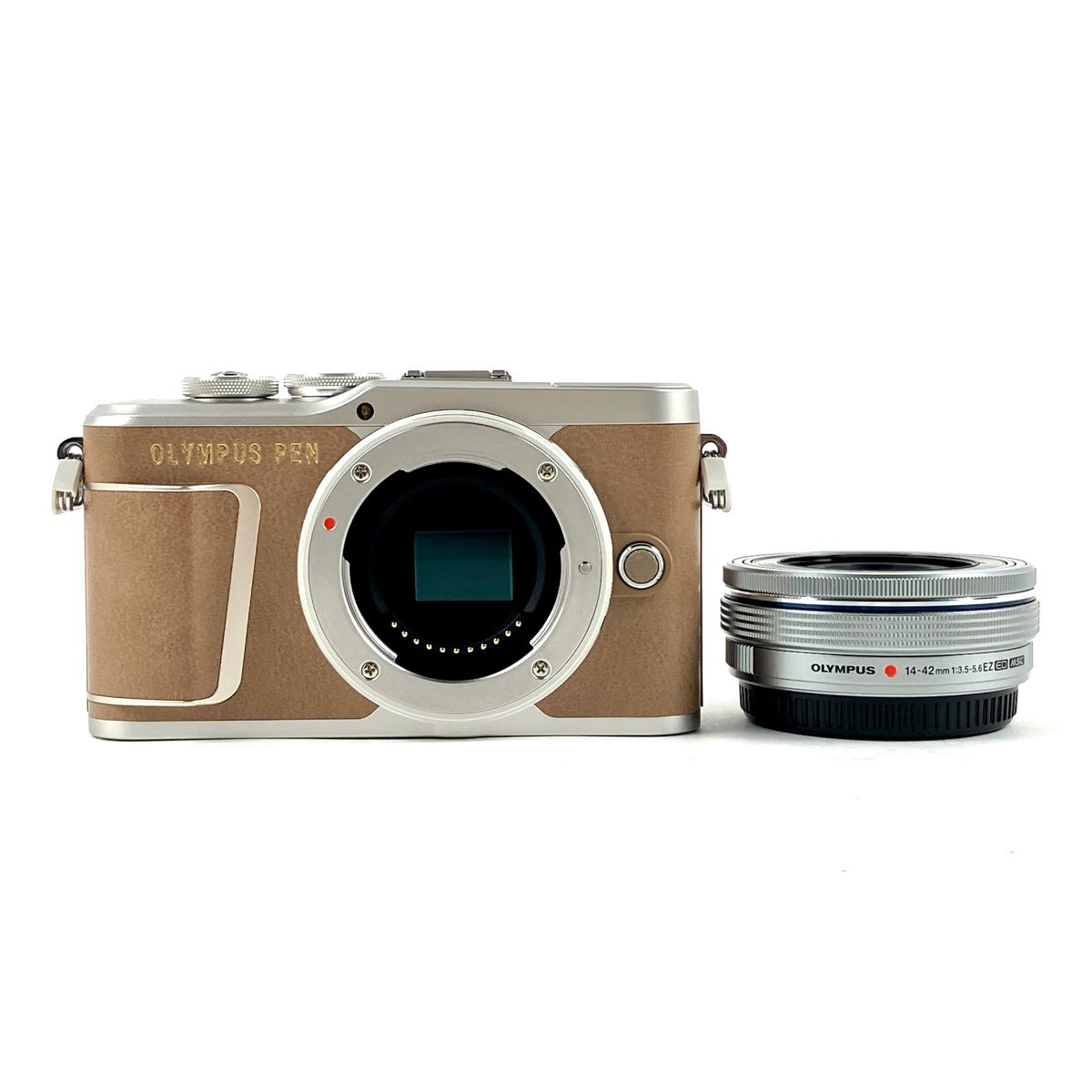 オリンパス OLYMPUS PEN E-PL9 14-42mm EZレンズキット ブラウン デジタル ミラーレス 一眼カメラ 【中古】 - メルカリ