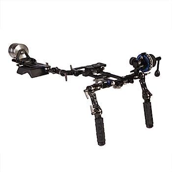 非常に良い」Ikan tt-03-tl DSLR Shoulder Rig w/フォローフォーカスと
