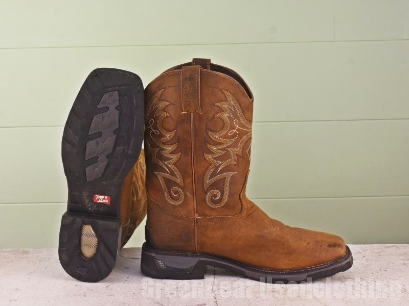 トニーラマ ブラックレザーウエスタンブーツ 26.0cm トニーラマ（Tony