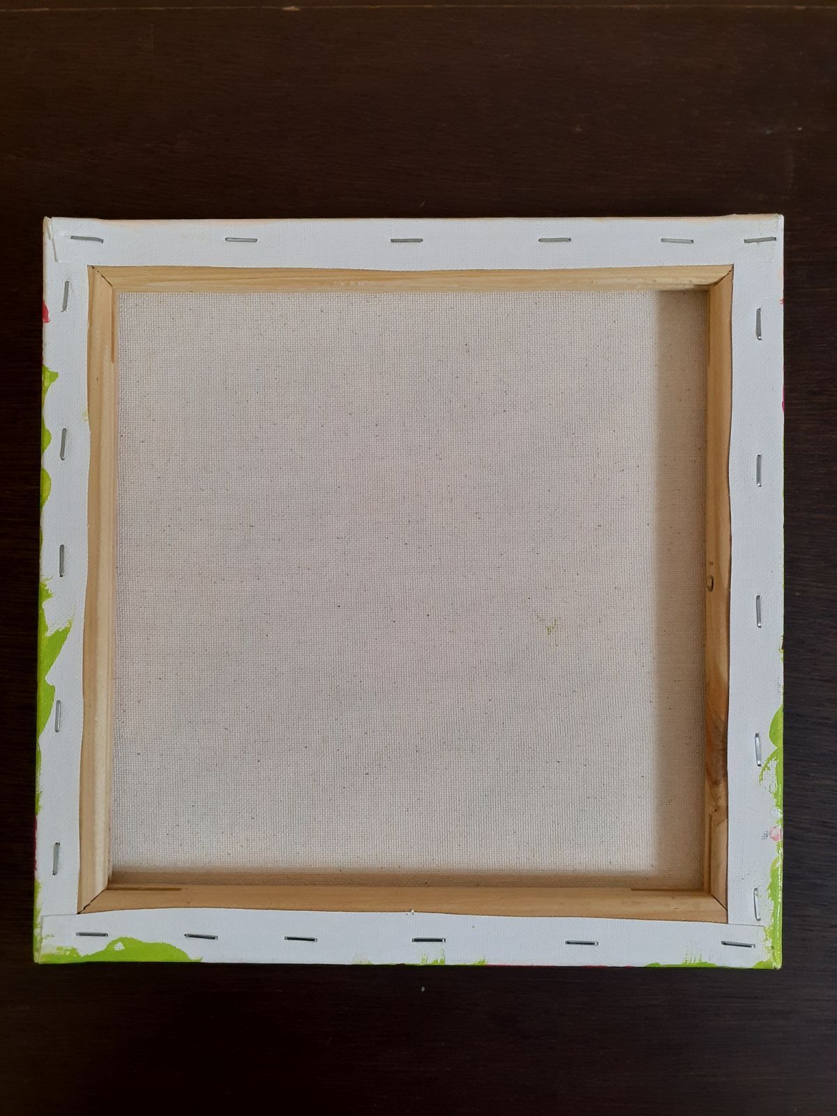 桜の花の絵画ハッピーピンクチェリーブロッサム25×25cm画家小楠