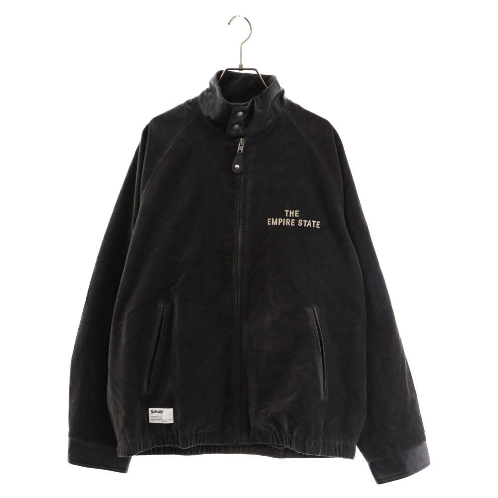 SCHOTT (ショット) 23AW LEATHER COMBI SOUVENIR JACKET N.Y. MAP