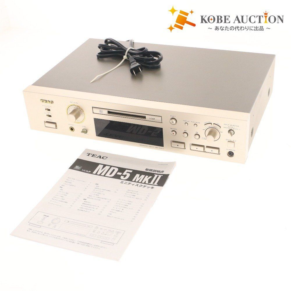 □ TEAC ティアック ミニディスクデッキ MD-5 MK2 オーディオ機器 MD