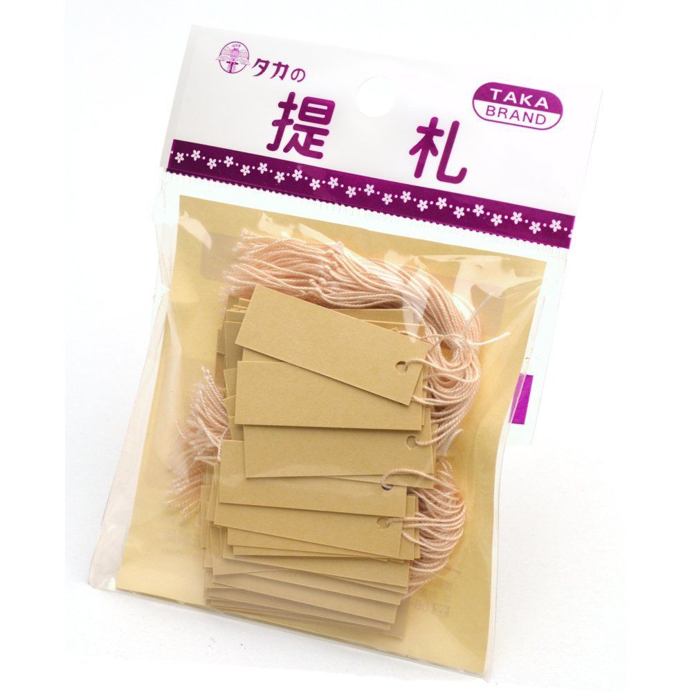 タグ ササガワ(Sasagawa)タカ印 値札 19-864 スーパー提札 大 糸