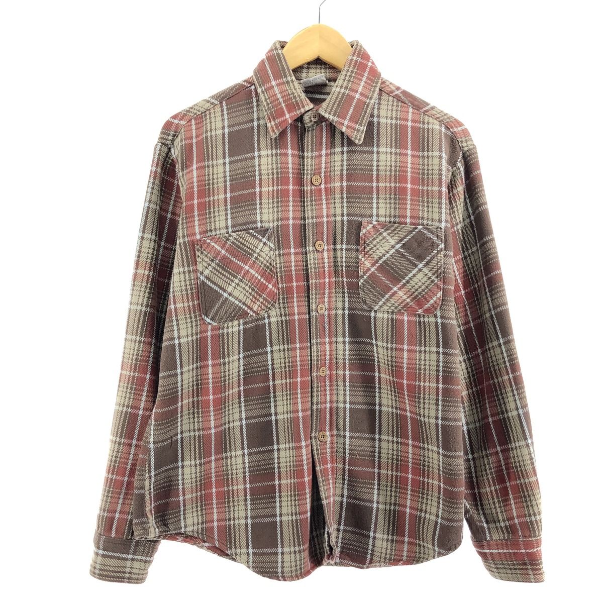 【未使用タグ付き】マッセメンシュ　ビッグチェックシャツ　グリーン CシールドサーフェスチェックシャツS/S (Women's) | Foxfire