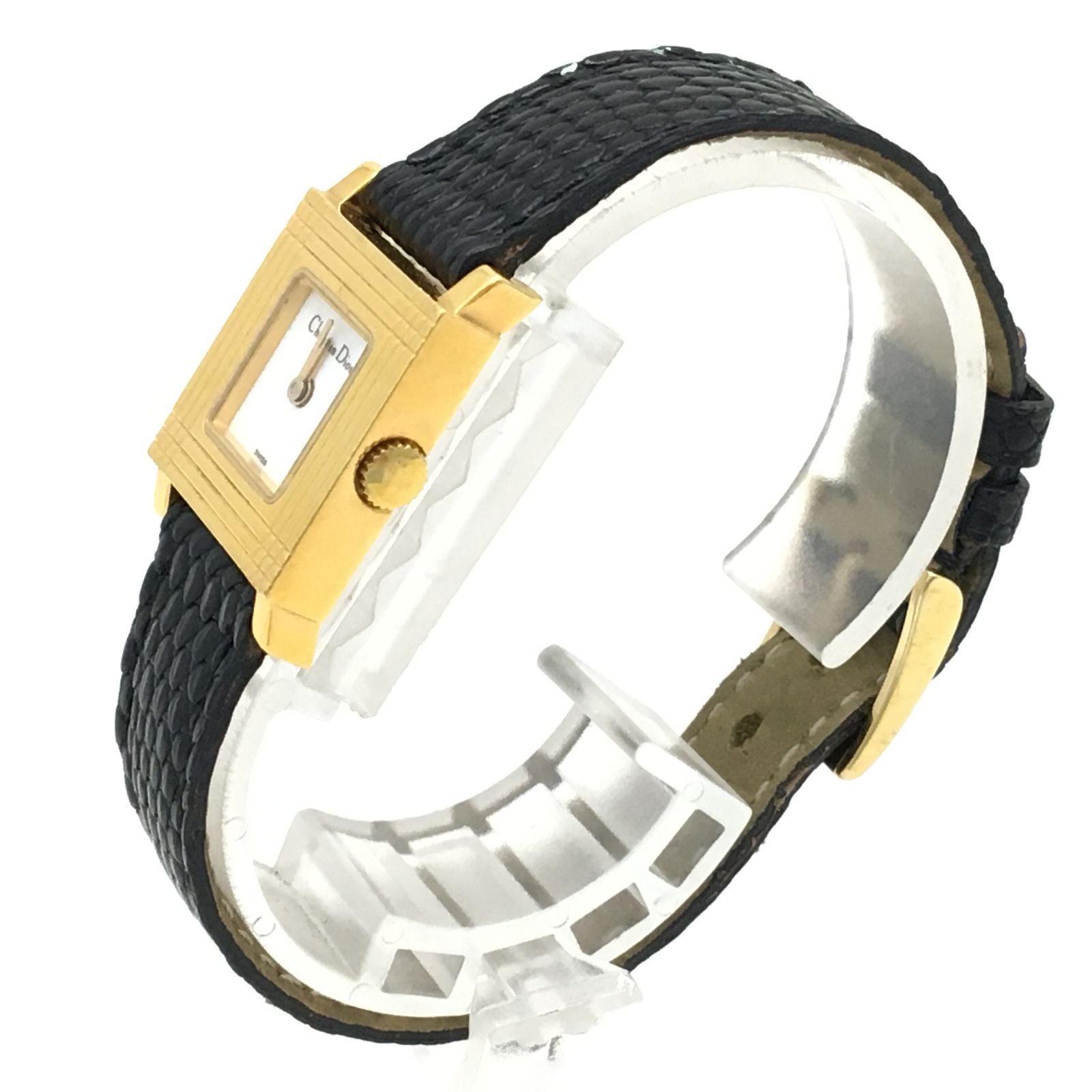 クリスチャン ディオール Dior 腕時計 D62-150 レディース スクエア