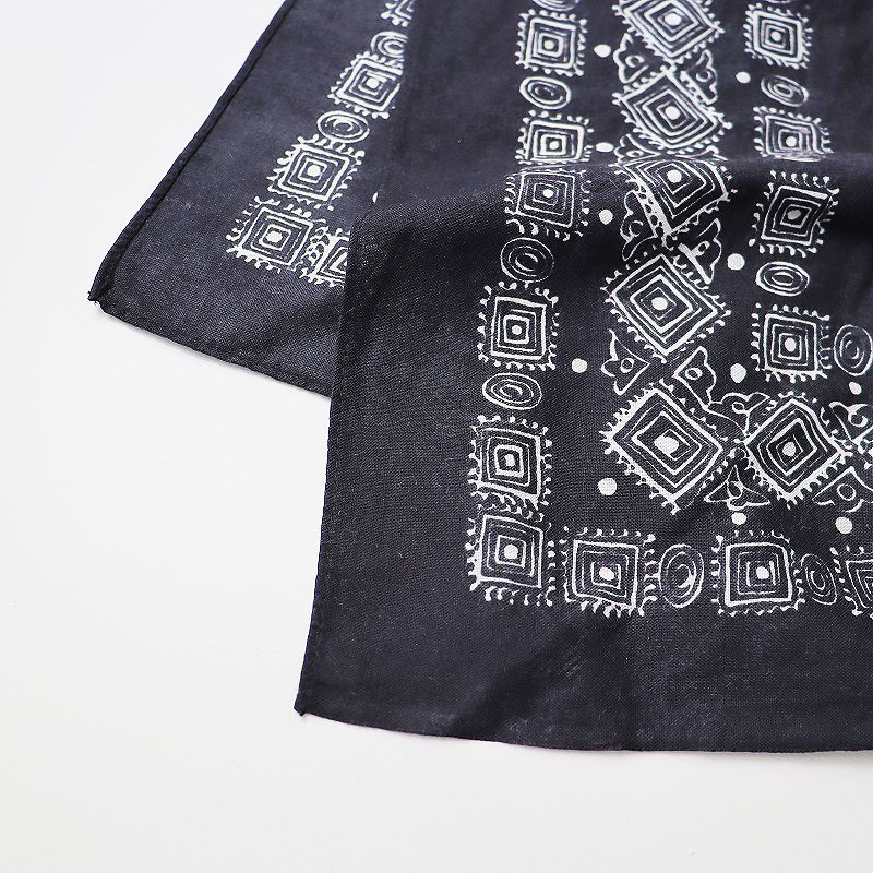 フォーティーファイブスカーフ SEAVEN」FOXTAIL SCARF フォックステイルスカーフ・再再販。(500