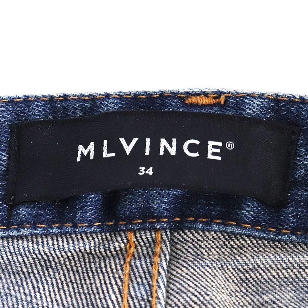 MLVINCE TYPE-1 SLIM DAMAGE JEANS サイズ34 インディゴ - メルカリ