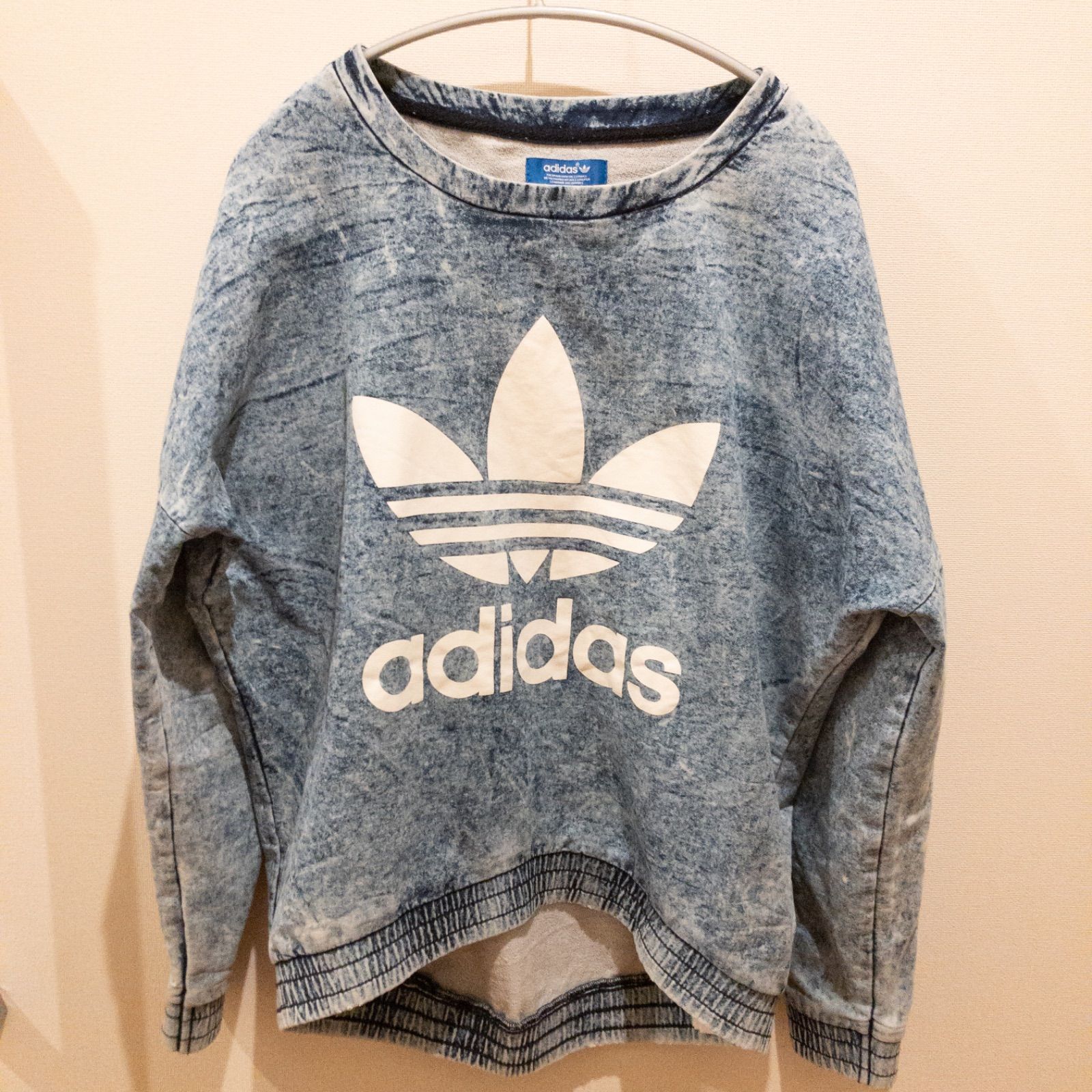 アディダス ケミカルウォッシュ スウェット adidas ケミカルウォッシュ