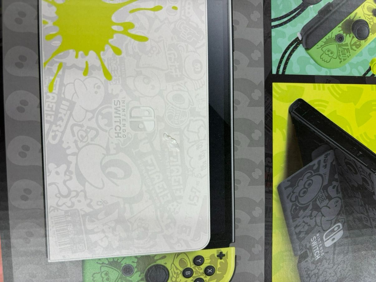  箱穴あり Nintendo Switch 有機ELモデル スプラトゥーン3エディション 本体(有機ELモデル) Nintendo Switch