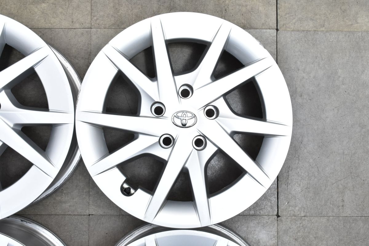 【在庫限りの大特価】 スタッドレス用等に トヨタ プリウスα 純正 16in 6.5J 39 PCD114.3 4本 クラウン マークX カムリ ノア ヴォクシー ヤリスクロス 流用