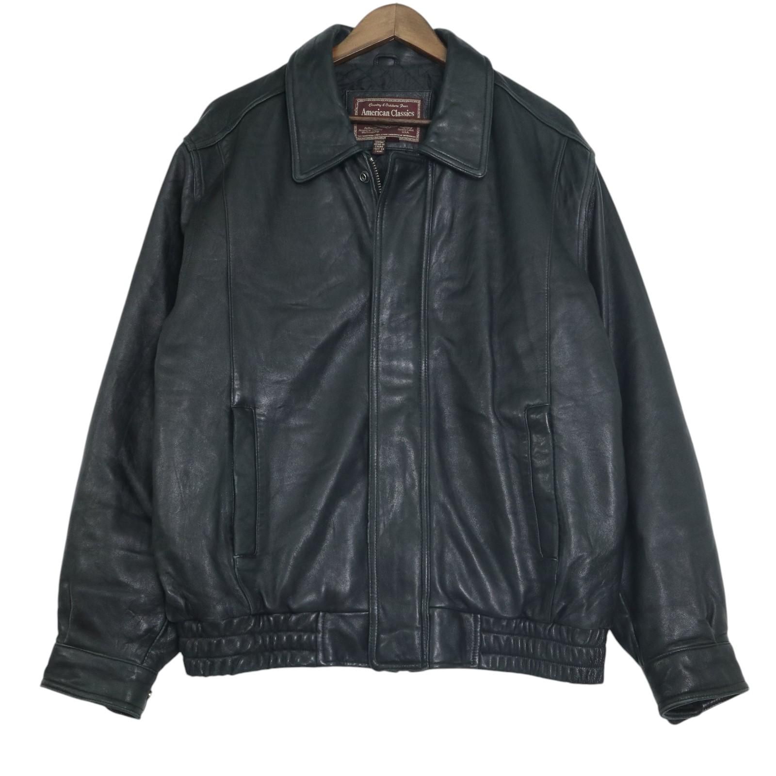90年代 American Classics Colebrook レザージャケット ブラック 90年代 American Classics Colebrook レザージャケット ブラック