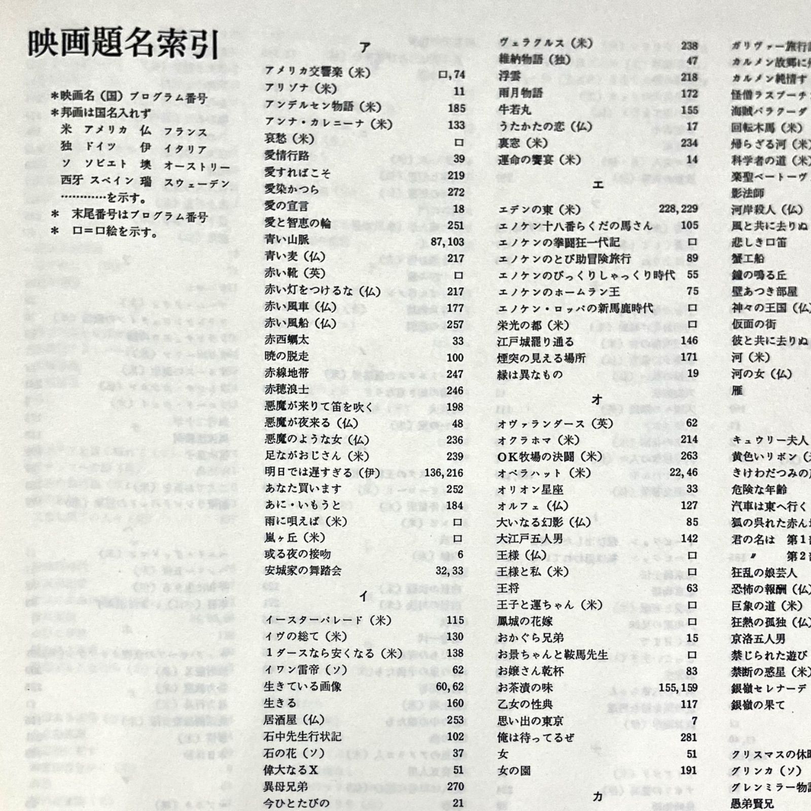 ②続【 プログラム映画史 】-懐かしの戦後編-昭和21年～32年