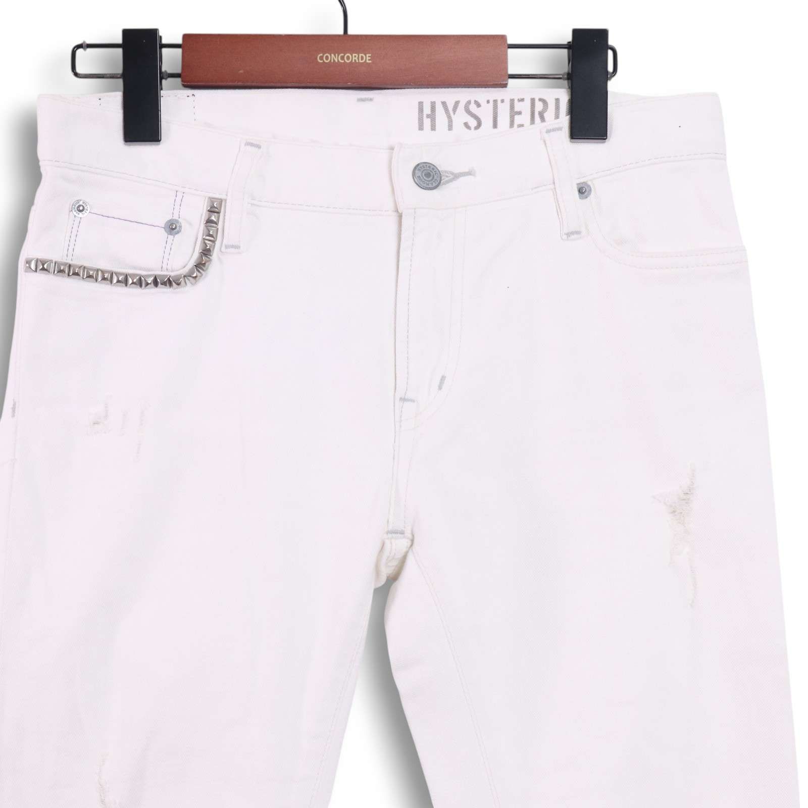 HYSTERIC GLAMOUR ヒステリックグラマー スタッズ&ダメージ加工