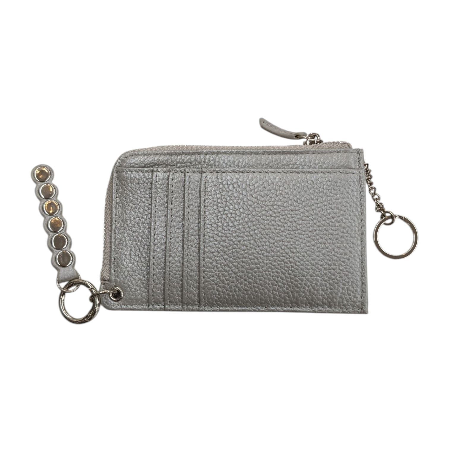 ear PAPILLONNER フラグメントケース／シルバー イア パピヨネ 本革