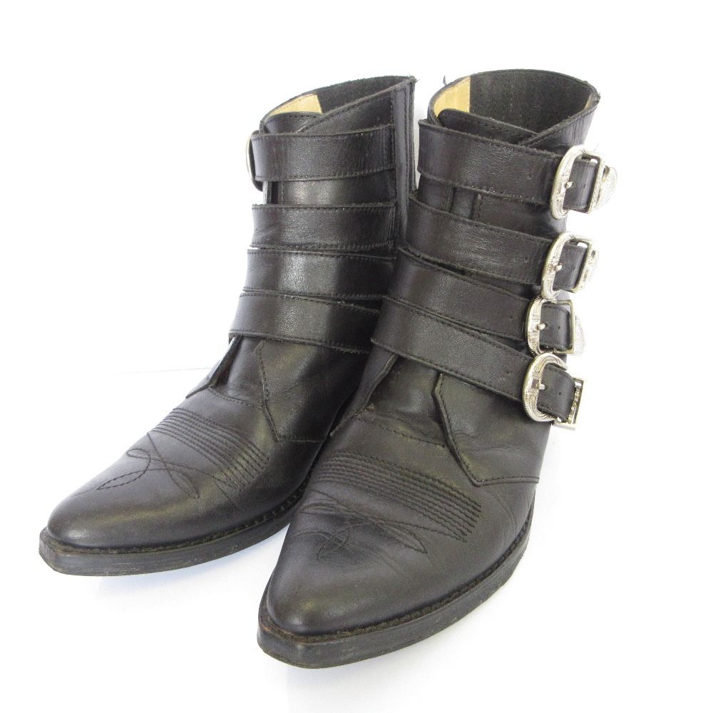 YVES SAINT LAURENT ヒールブーツ サンローラン 42 良品 Yves Saint