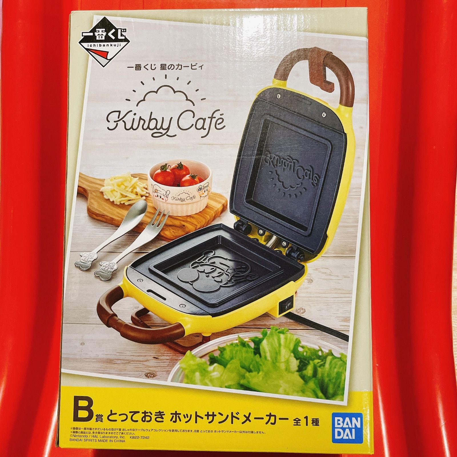 一番くじ星のカービィ　B賞 ホットサンドメーカー BANDAI - 【新品・未開封】一番くじ星のカービィKirbyCafé B賞