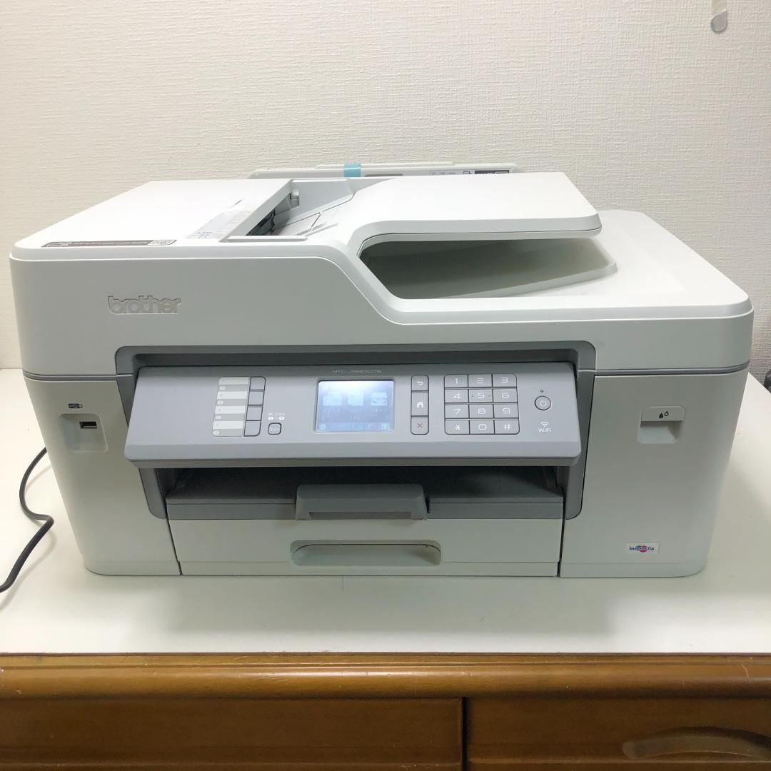 送料無料 総印刷1914枚 brotherブラザー PRIVIO プリビオ インクジェットプリンター MFC-J6583CDW 1段トレイ L判～A3 ハイスペック複合機 ホワイト88302-1-012